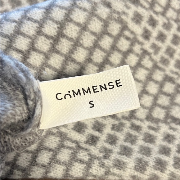 Commense Patterned Wool Sweater S - Picture 9 of 13